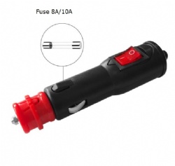 Hella Merit Car cigarette lighter plug with switch 12v/24v