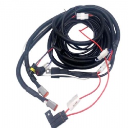 Car LED headlight wiring harness