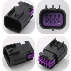 Car connector 8P female
