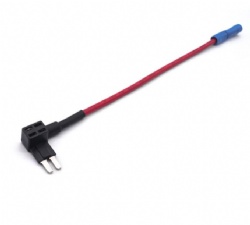 Small Circuit Fuse Tap Universal Piggy Back Mini Blade Ato Atc Fuse Holder Box 12V 24V with 15A Circuit Mini Blade