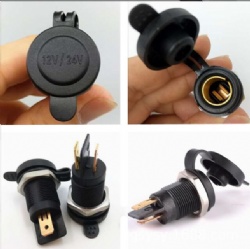 DIN-HELLA 12V/24V 15A CHASSIS Mount Accessory Power Socket